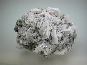 Barite, Julcani Mine, Huancavelica, Peru, Mined c. 2001, Kalaskie Collection #1077, Medium Cabinet 6.0 x 9.0 x 12.0 cm, $100. Online 11/1.