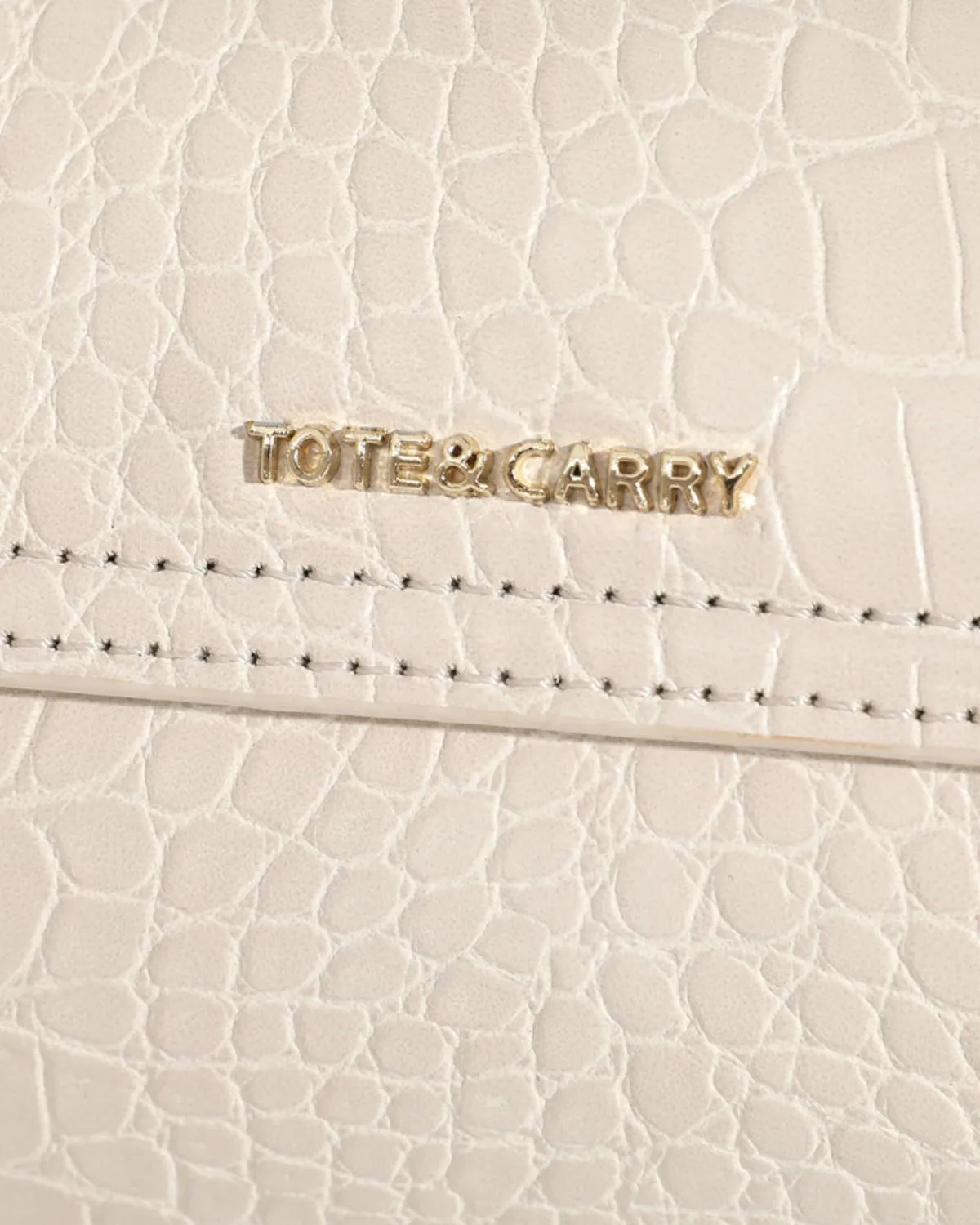 Barrel Purse in Beige