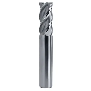 Best Carbide Short Series 20mm 4 Flute End Mill Nano Coated 0.5mm Radius