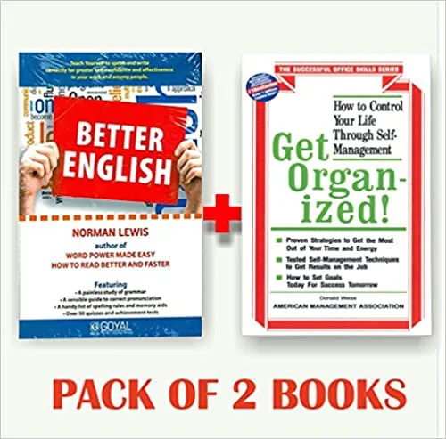 Better English   Get Organized (Set of 2 books)