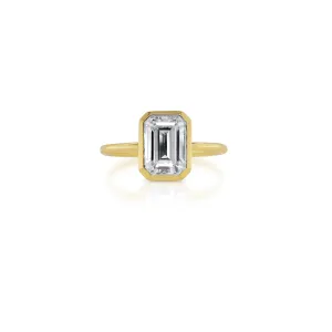 Bezel Set Engagement Ring