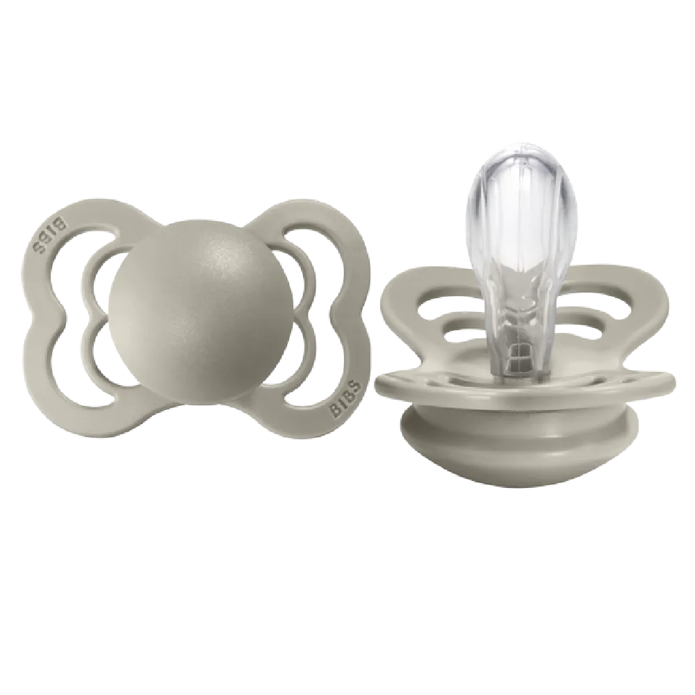 Bibs Pacifier Supreme Silicone Symmetrical Shape