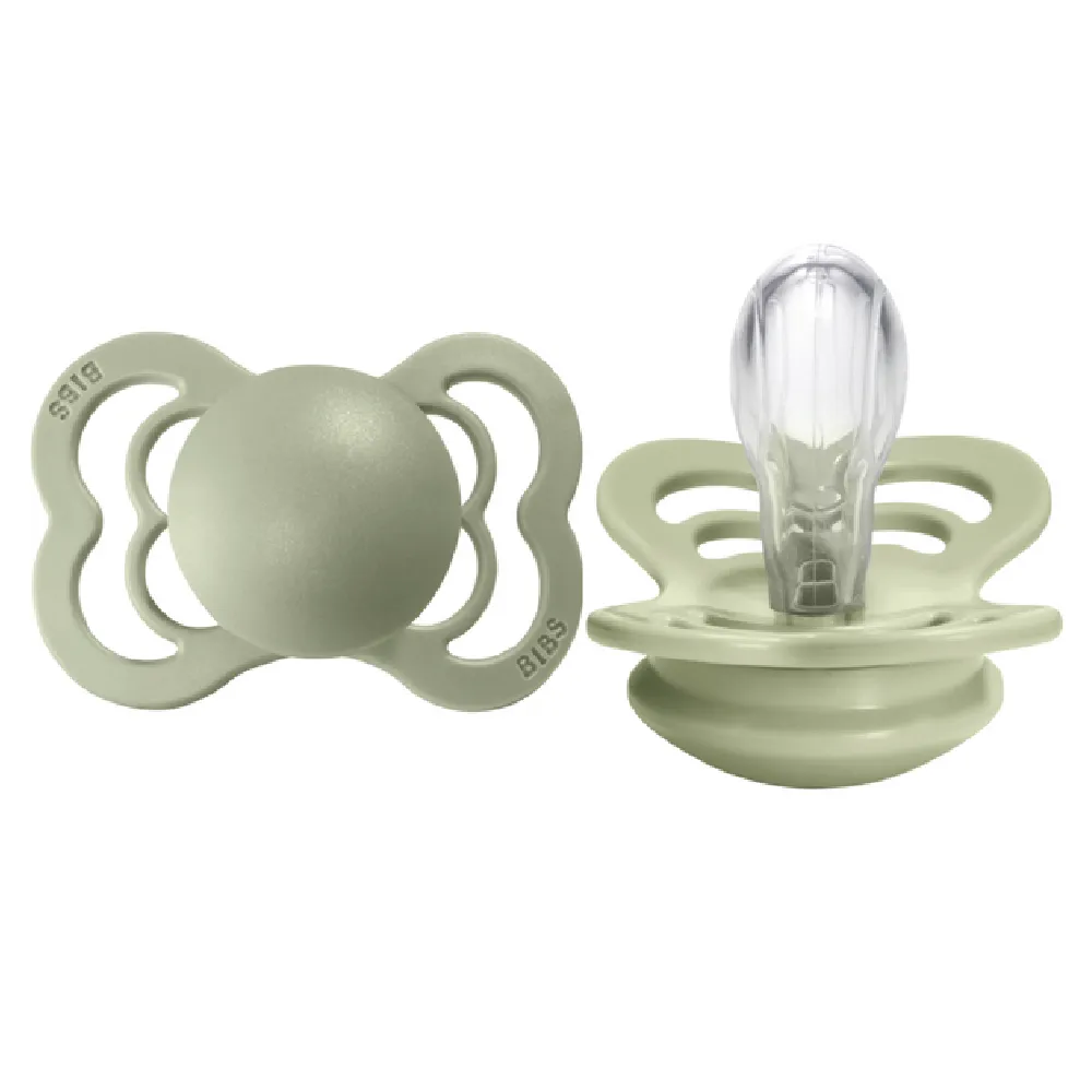 Bibs Pacifier Supreme Silicone Symmetrical Shape