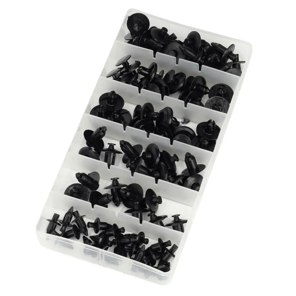 Bike It Nylon Rivet Push Pin 80 Piece Kit