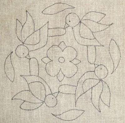 Bird Rangoli Pattern