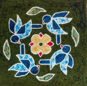 Bird Rangoli Pattern