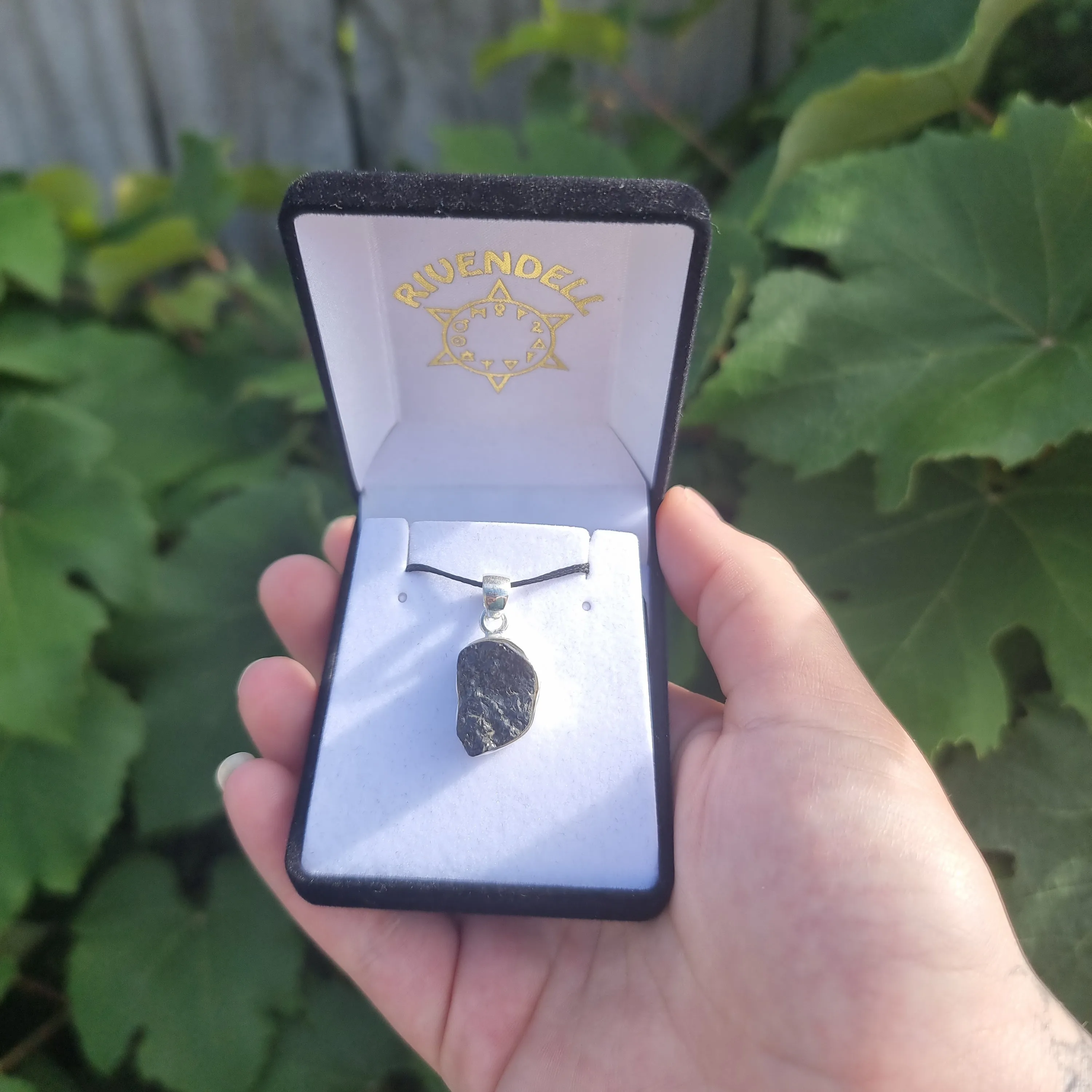 Black tourmaline pendants