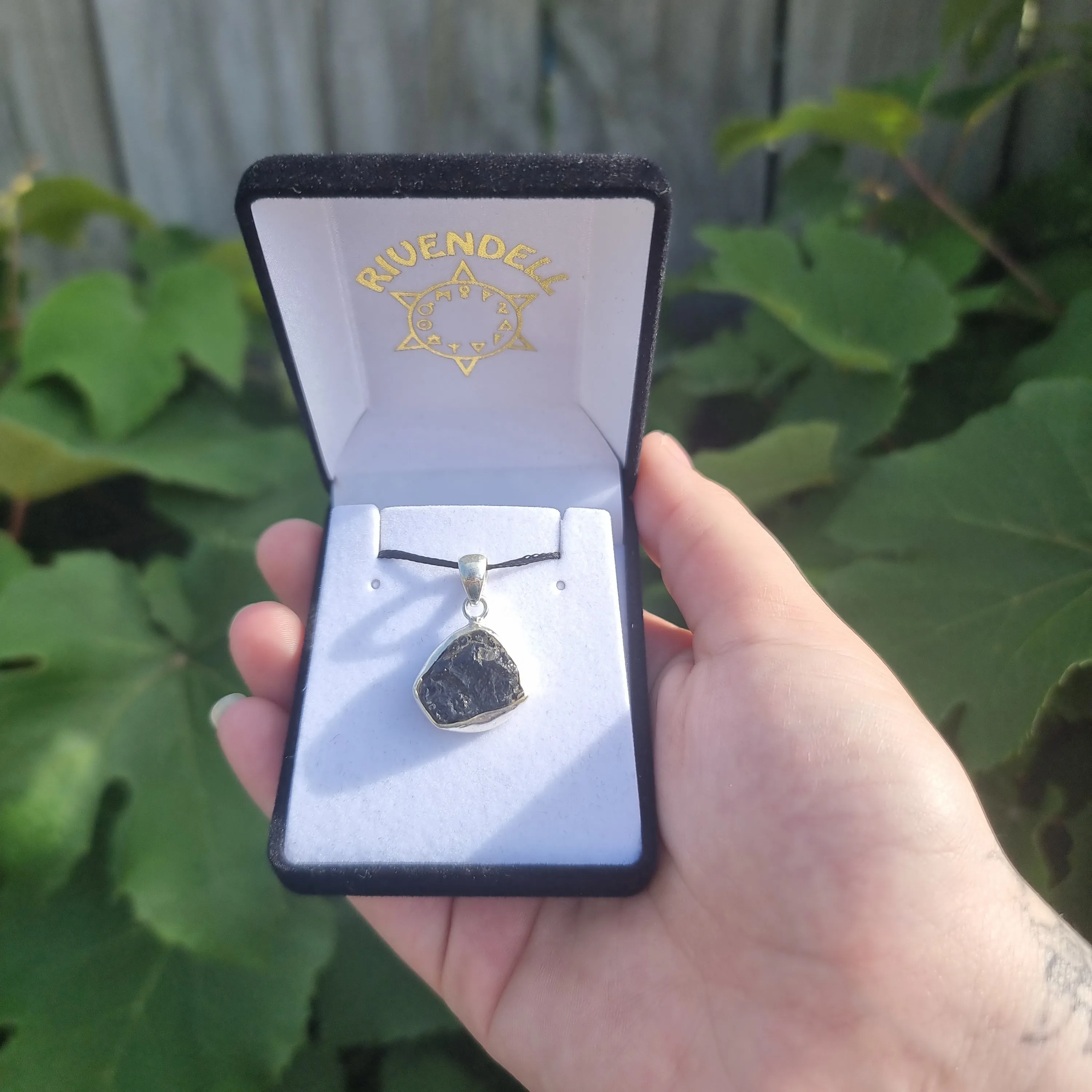 Black tourmaline pendants