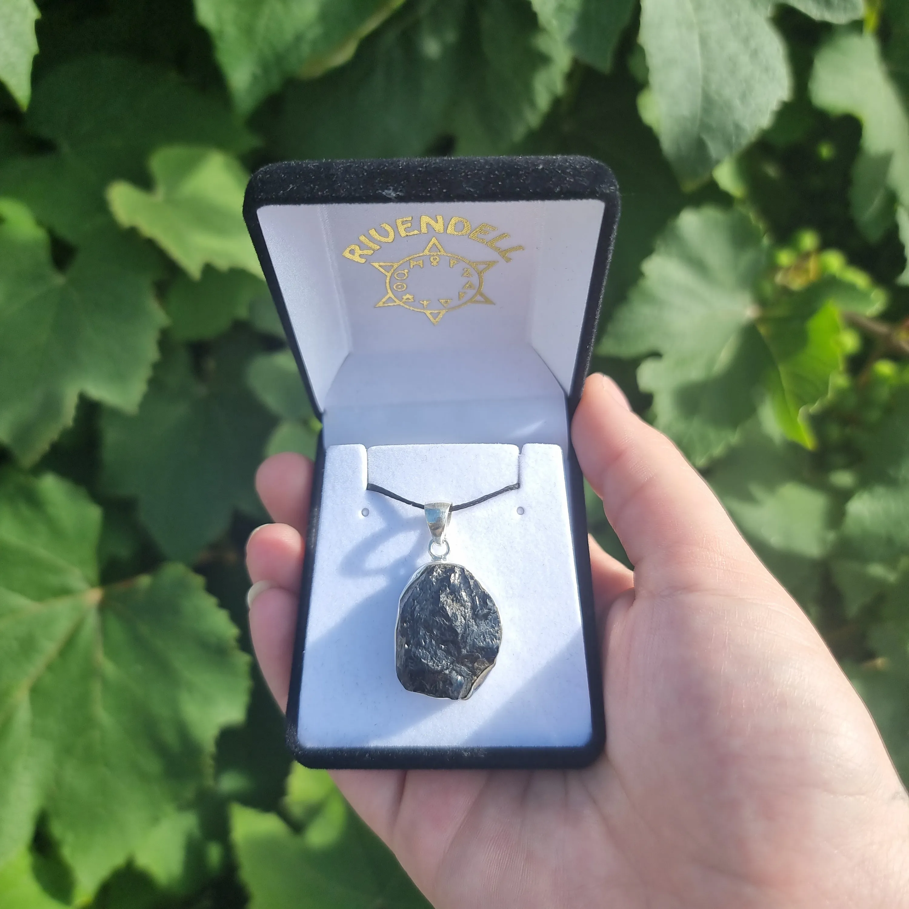 Black tourmaline pendants