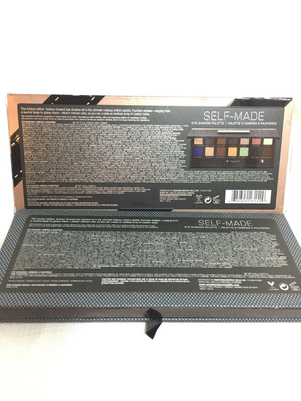 BNIB Anastasia Self-Made Palette EYESHADOW Limit Edition w/receipt