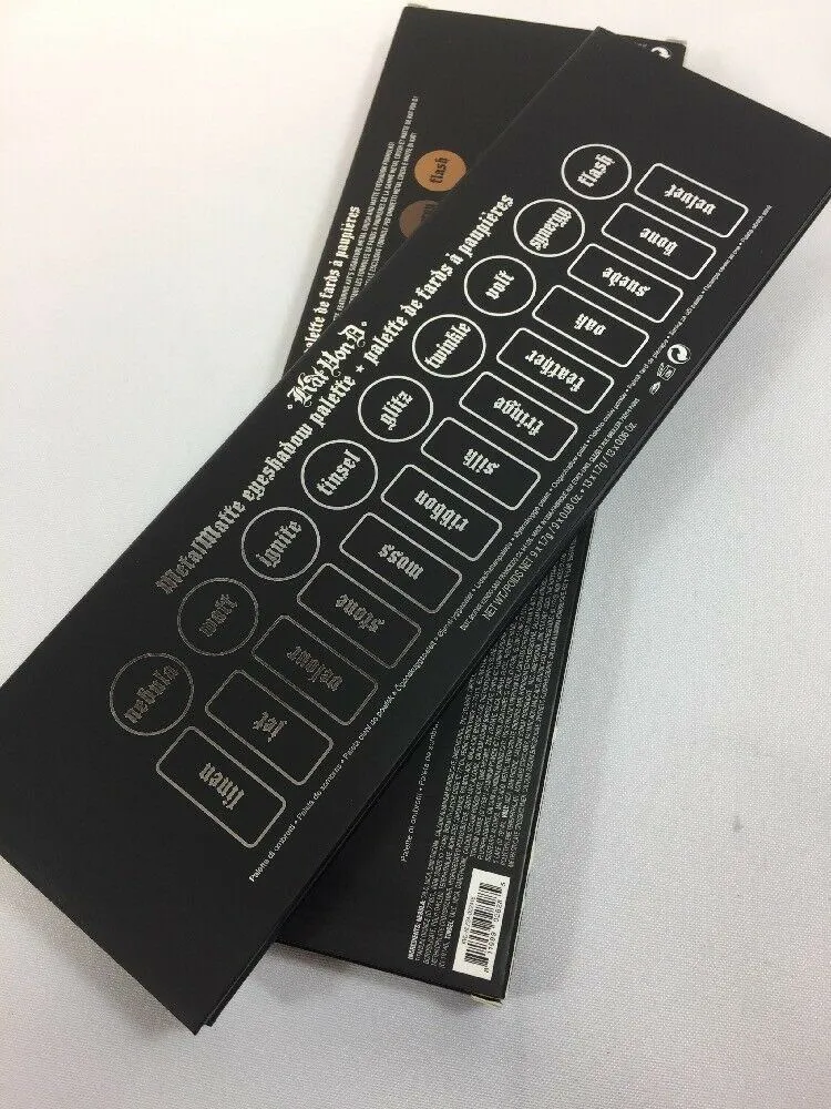 BNIB Kat Von D Metal Matte Eyeshadow Palette KVD Limited Edition 2016  w/receipt