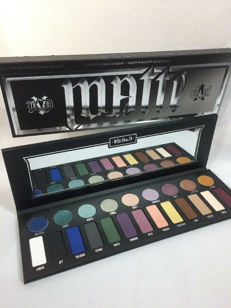 BNIB Kat Von D Metal Matte Eyeshadow Palette KVD Limited Edition 2016  w/receipt