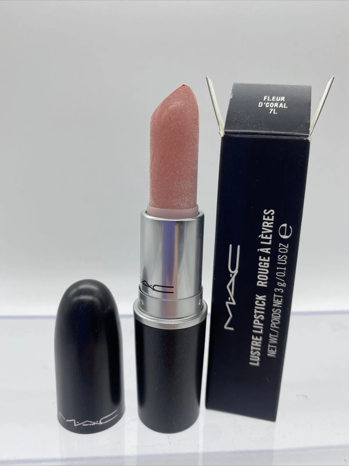 BNIB MAC Fleur D’ Coral Lustre Nude Lipstick Aztec Limited Edition w/receipt