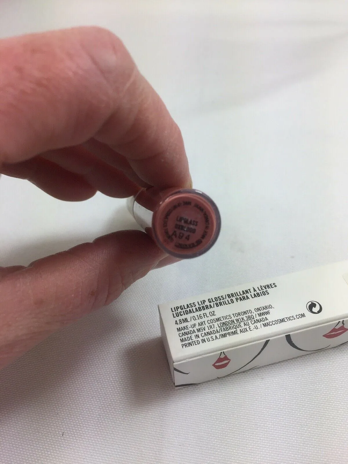 BNIB MAC OxBlood Toledo Nude Lipglass  Lip Gloss w/receipt