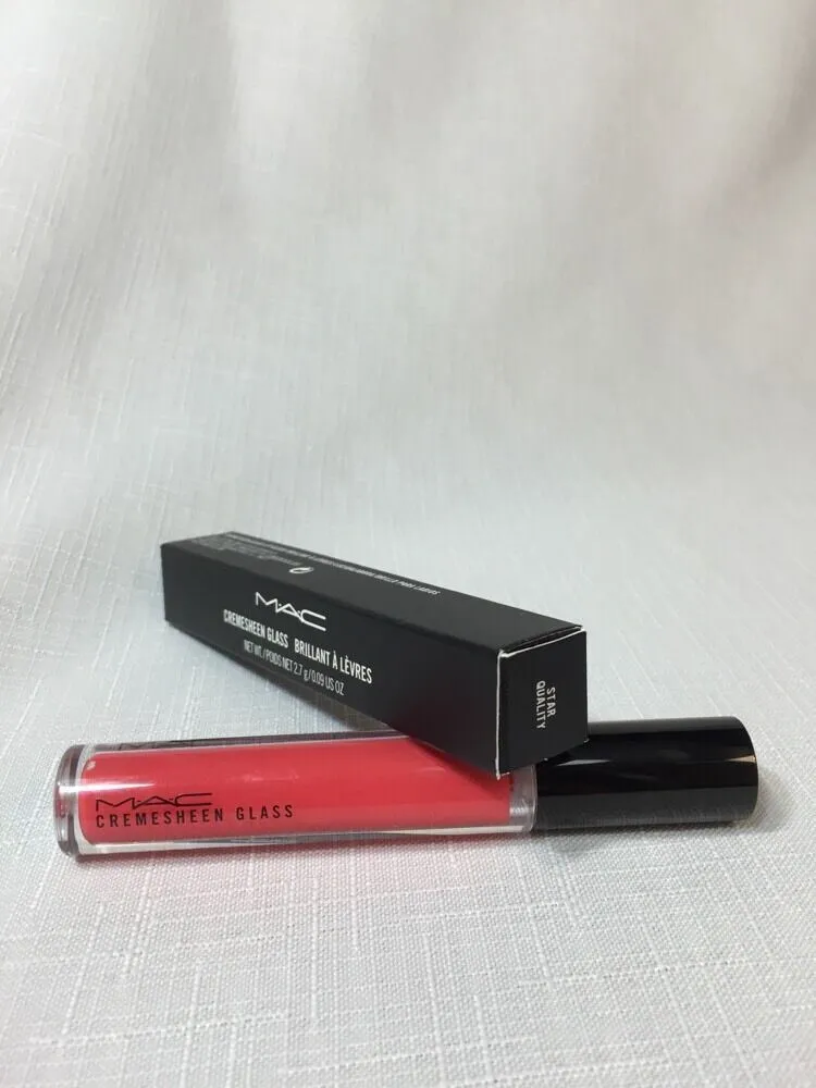 BNIB MAC Star Quality CreamSheen Lip Glass w/receipt Fantasy Of Flowers