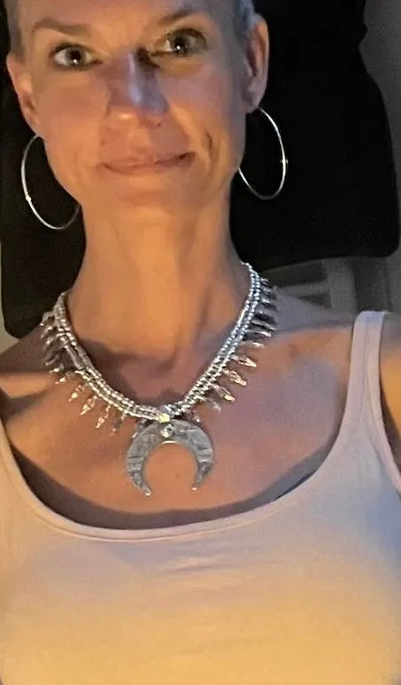 Bohemian Crescent Moon Necklace
