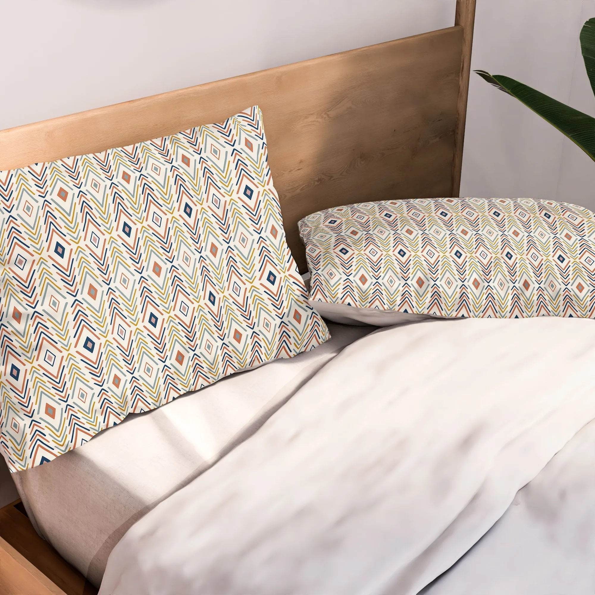 BOHEMIAN DIAMONDS PILLOW SHAMS