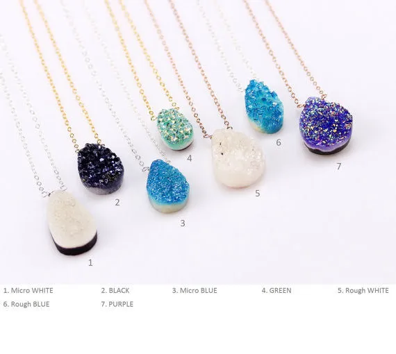 Bohemian Druzy Necklace