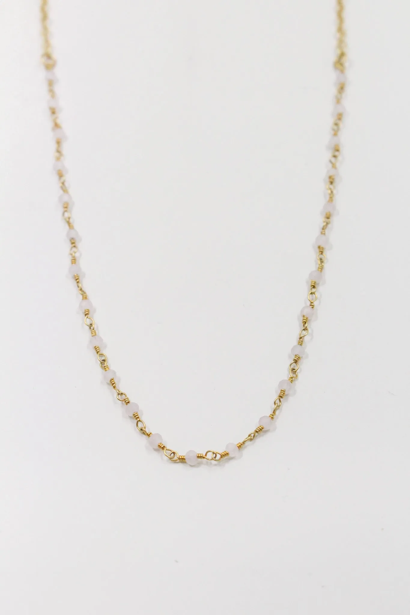 Bohemian Moonstone Rosary Choker