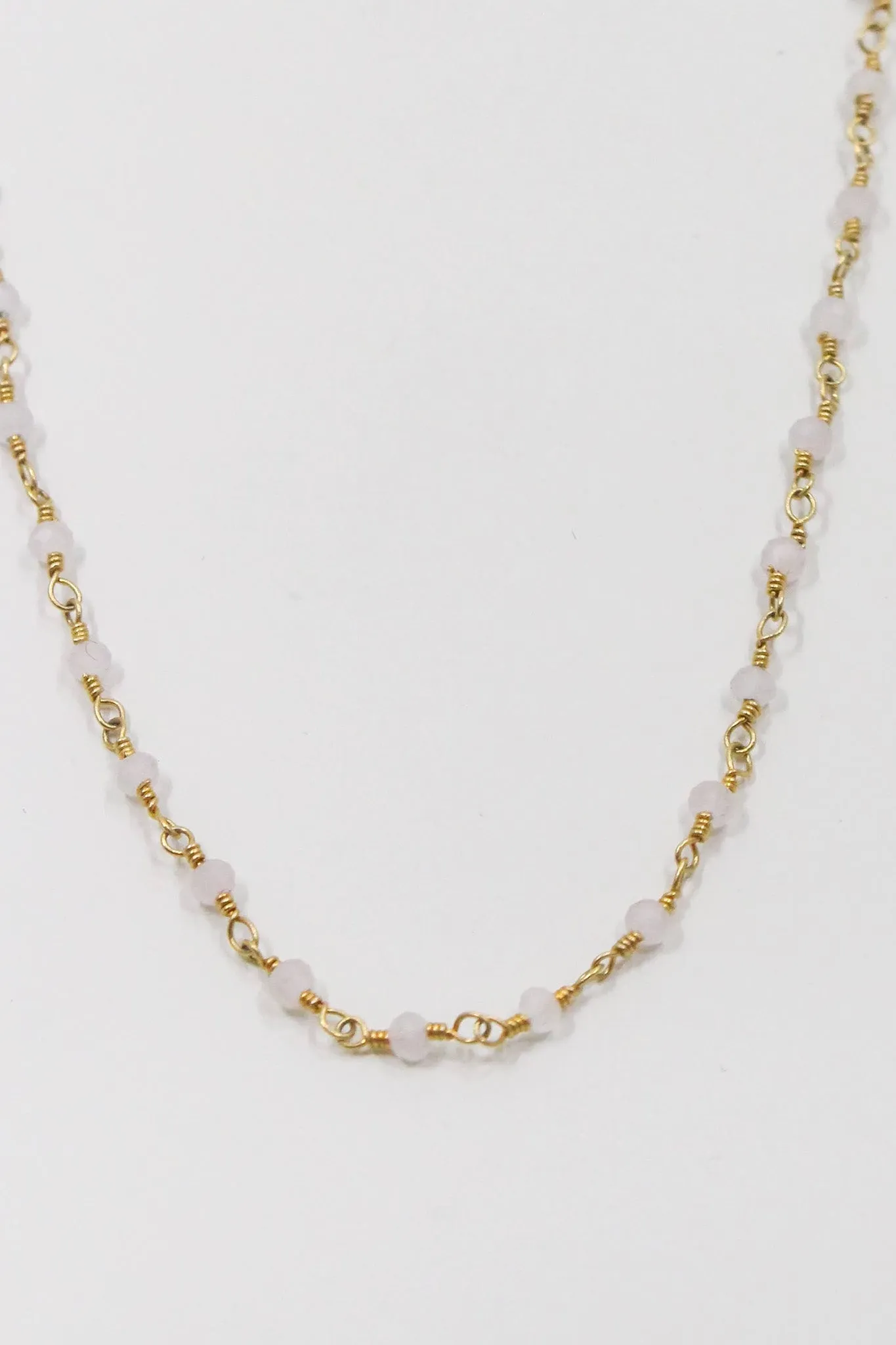 Bohemian Moonstone Rosary Choker