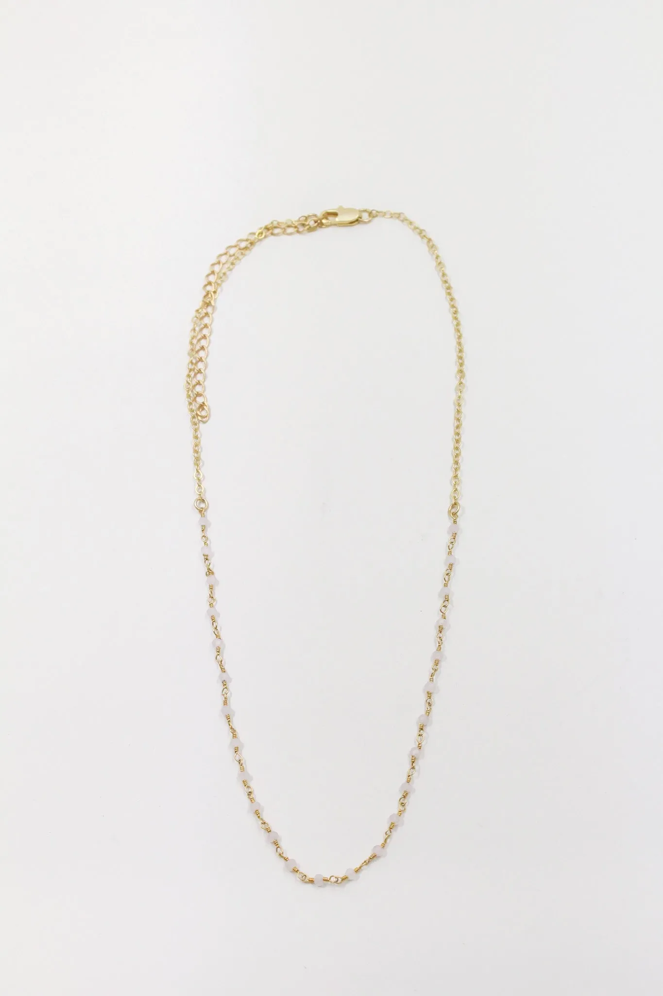 Bohemian Moonstone Rosary Choker