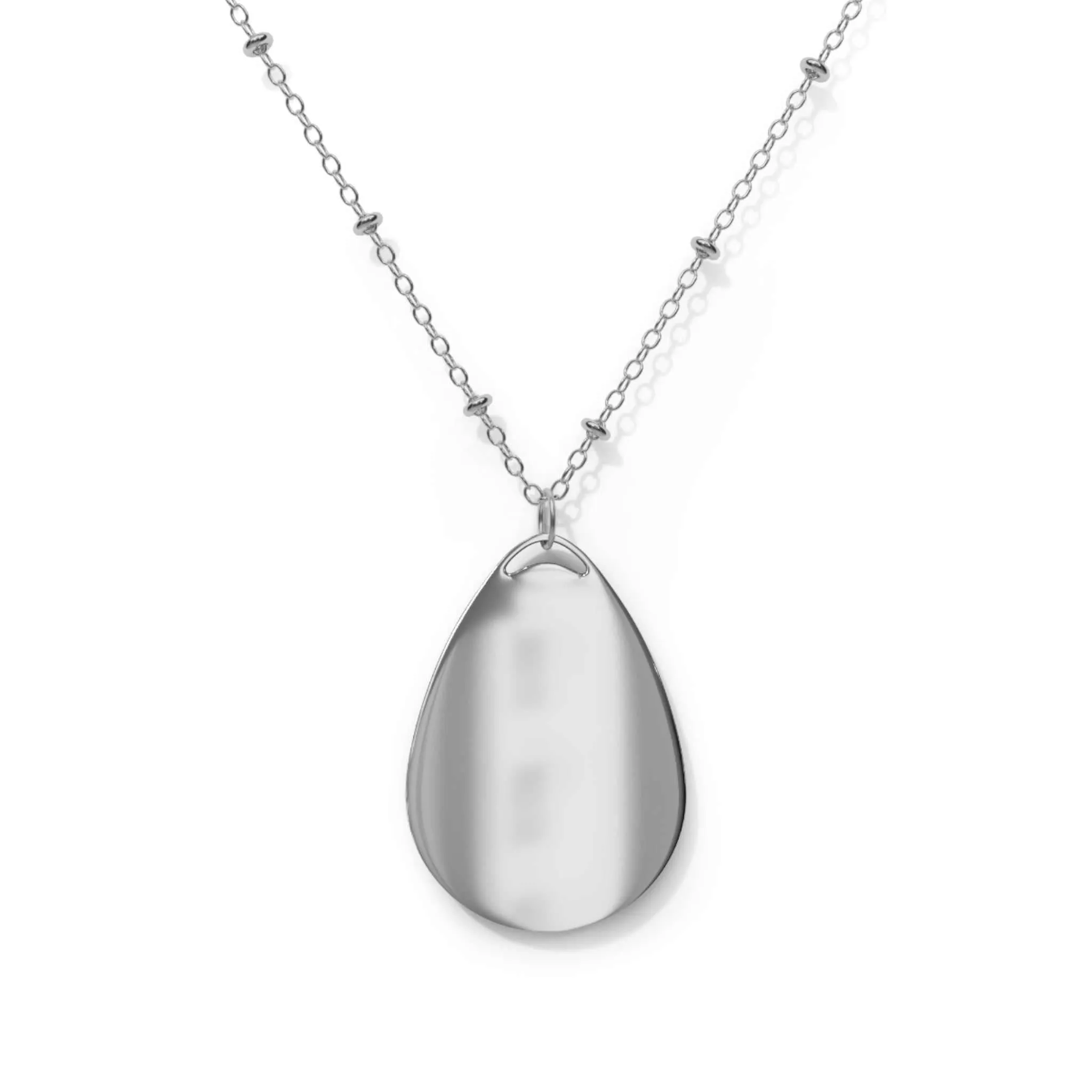 Bohemian Oval Necklace with Colorful Swirl Design - Perfect for Gifts and Special Occasions