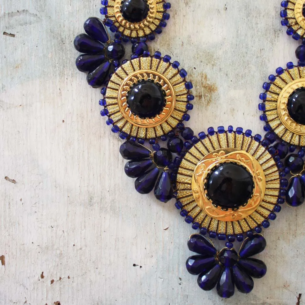 Bohemian Romance Necklace in Twilight