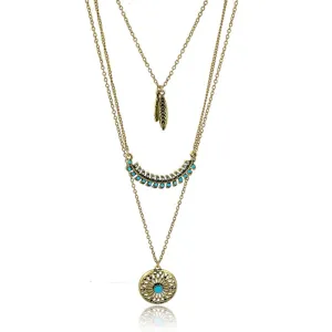 Bohemian Turquoise Collar Necklace