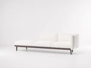 Boma - Right corner 3-seater connection open