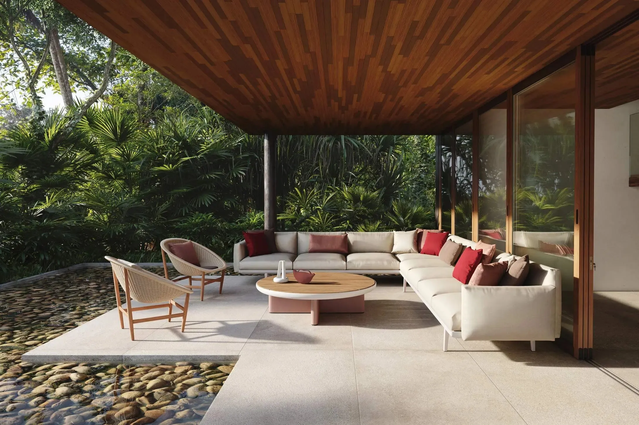 Boma - Right corner 4-seater end