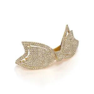 BOW CRYSTAL BARRETTE