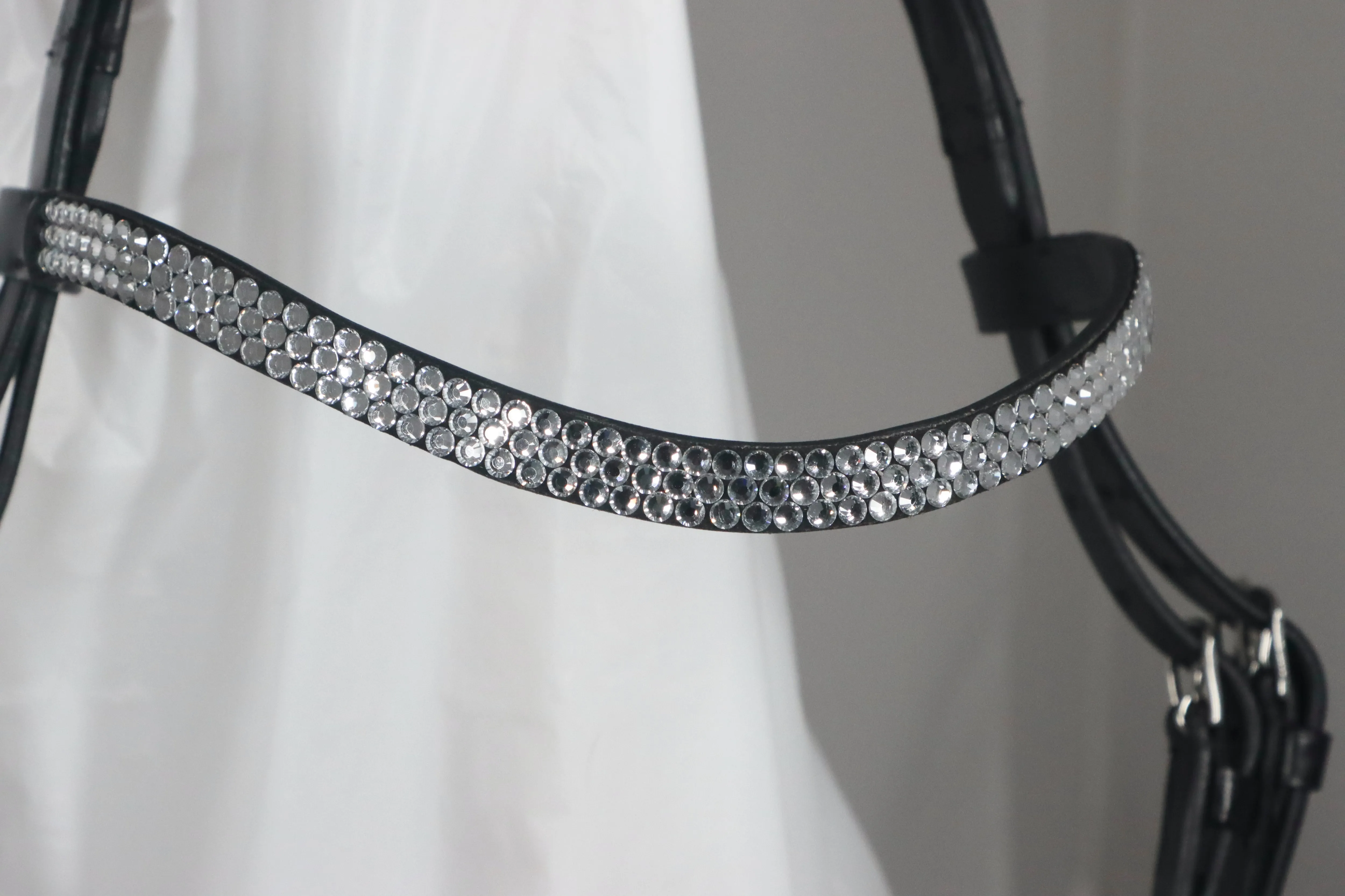 BR Cambridge black leather snaffle bridle