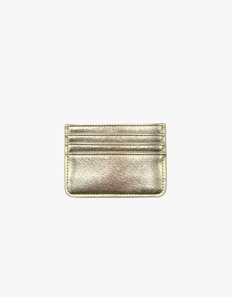 Branded Cardholder/Billfold in Gold