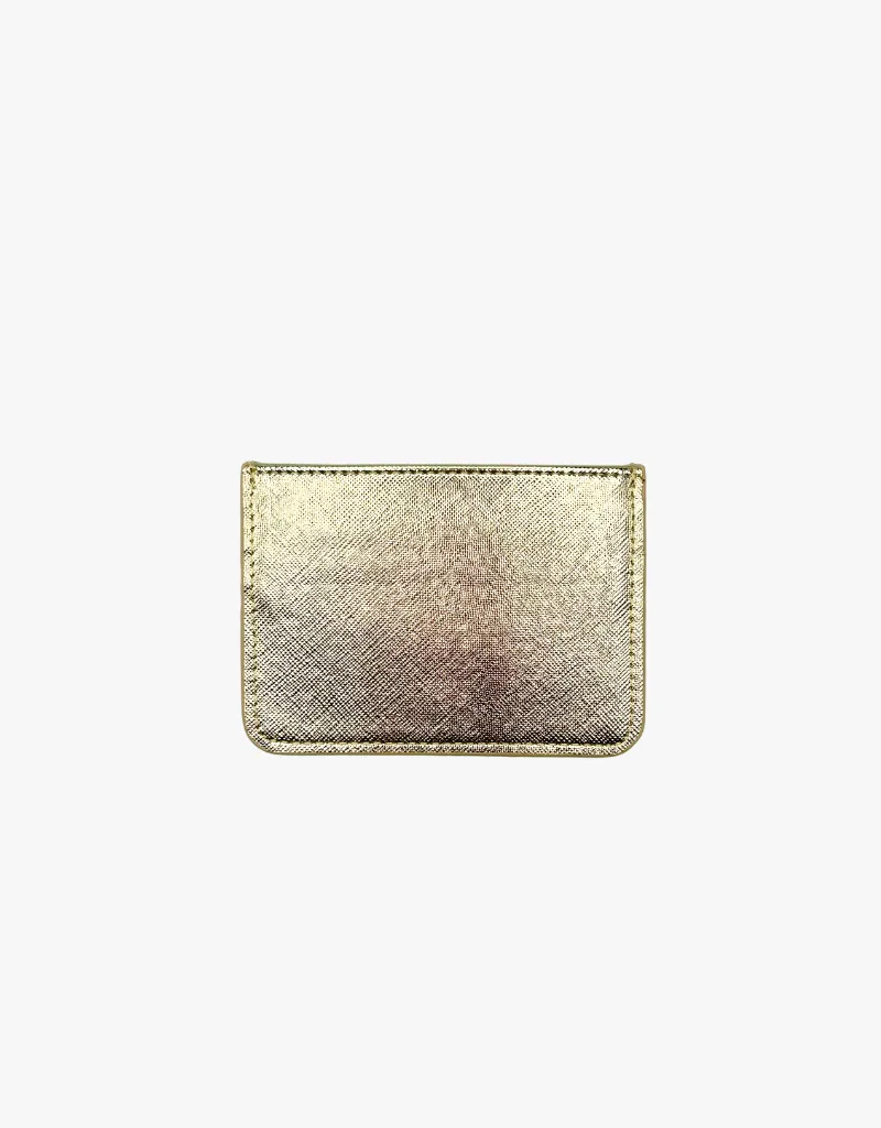 Branded Cardholder/Billfold in Gold