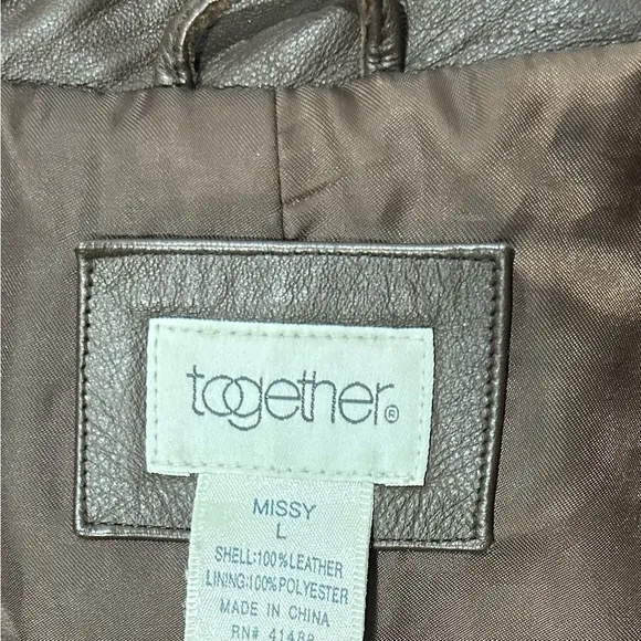 Brown Leather Women's Jacket
