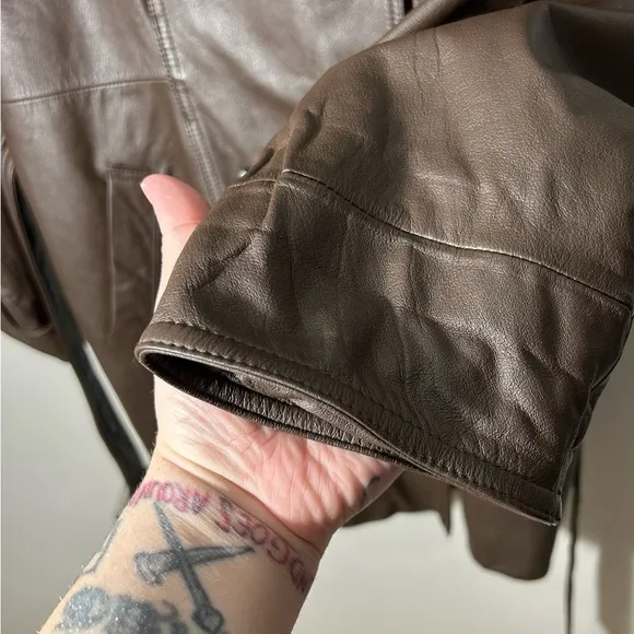 Brown Leather Women's Jacket