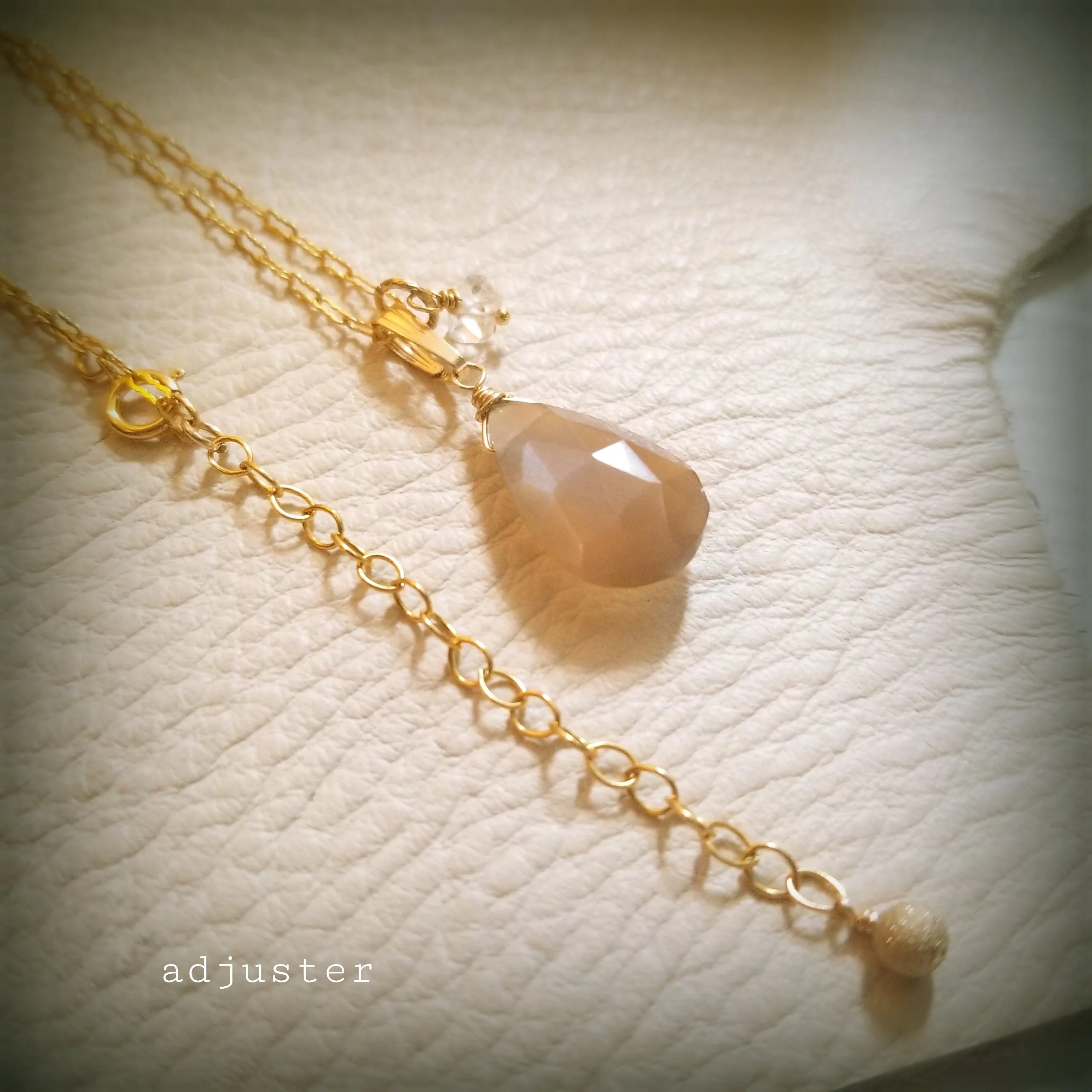 Brown Moonstone Necklace
