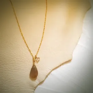 Brown Moonstone Necklace