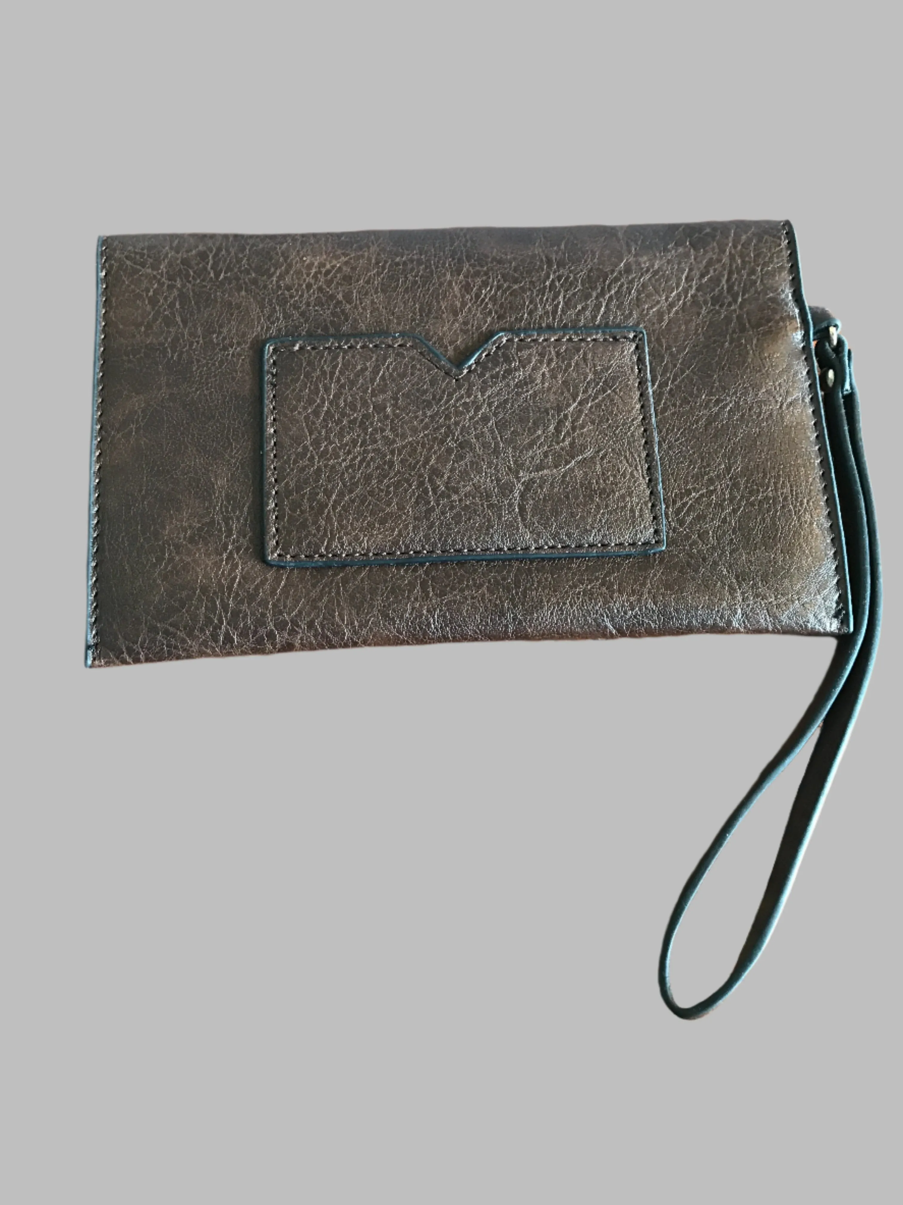 Brown Pocket Book w/side card holder