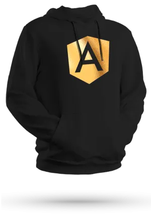 BUZO GOLD ANGULAR DEVELOPER LOGO CENT
