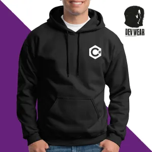 BUZO LOGO LAT DEVELOPER CSHARP BLANCO