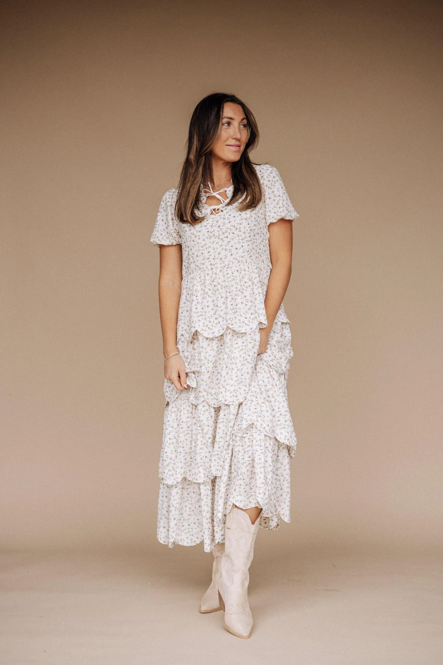 Camber Tiered Midi Dress