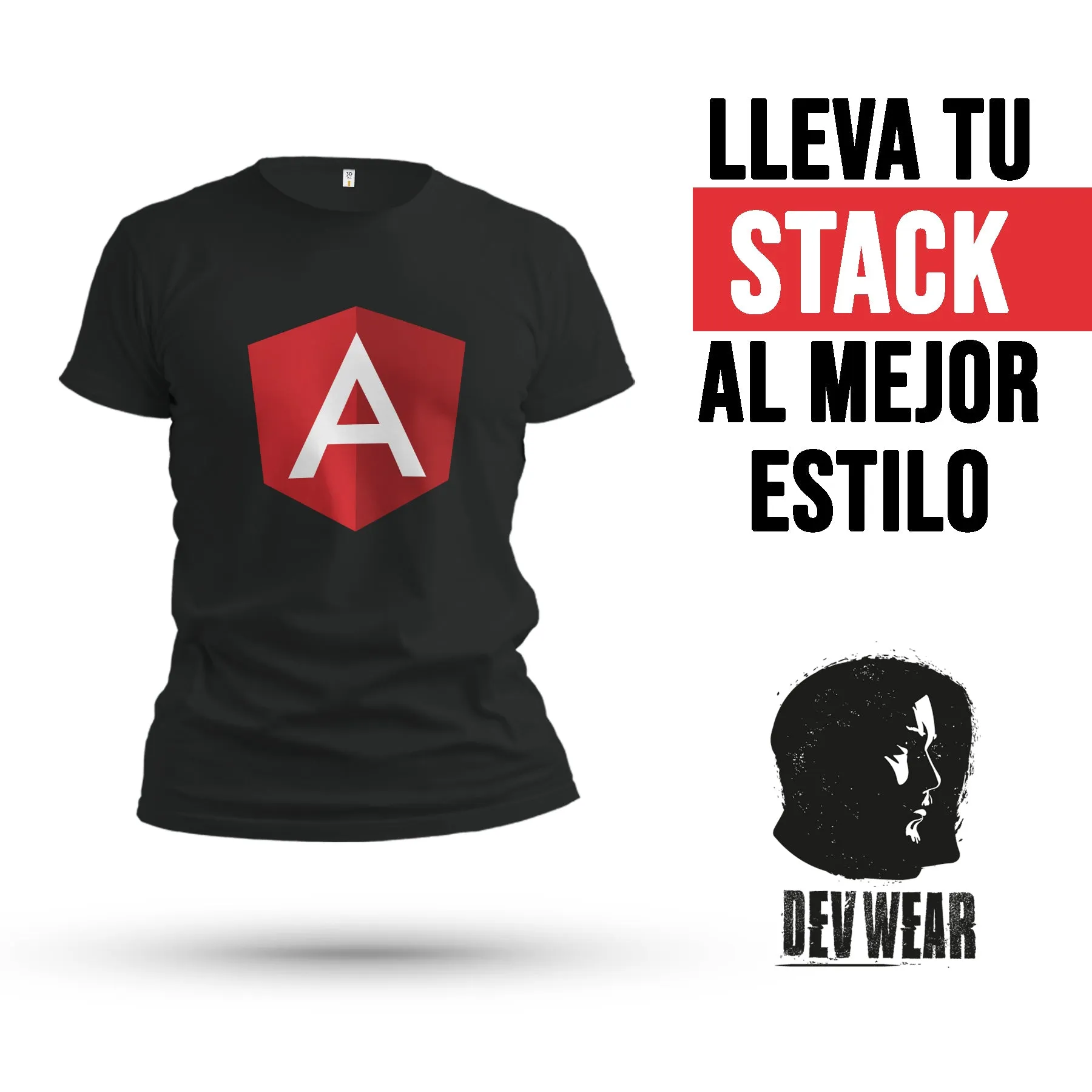 CAMISETA LOGO CENT DEVELOPER ANGULAR