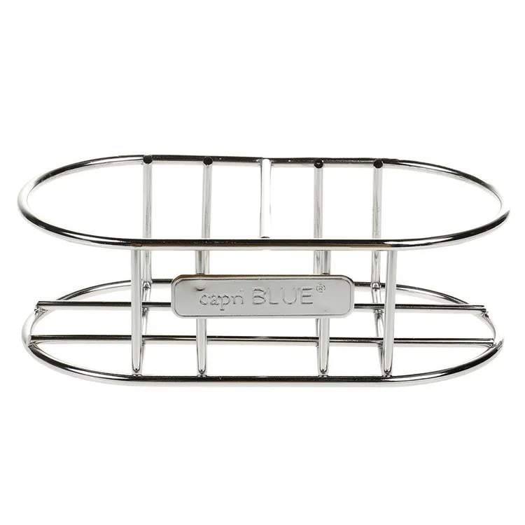 Capri Blue Metal Caddy