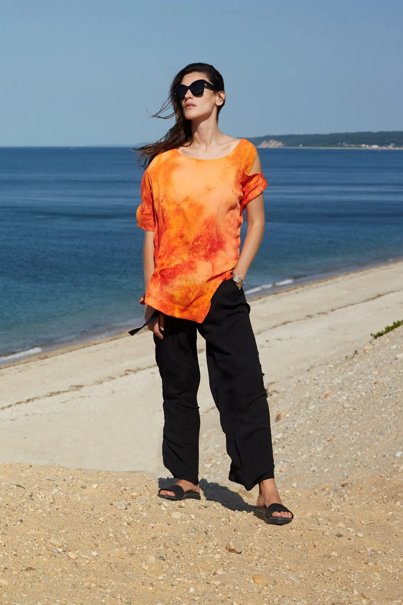 Capriccio Layered Peek-a-Boo Top