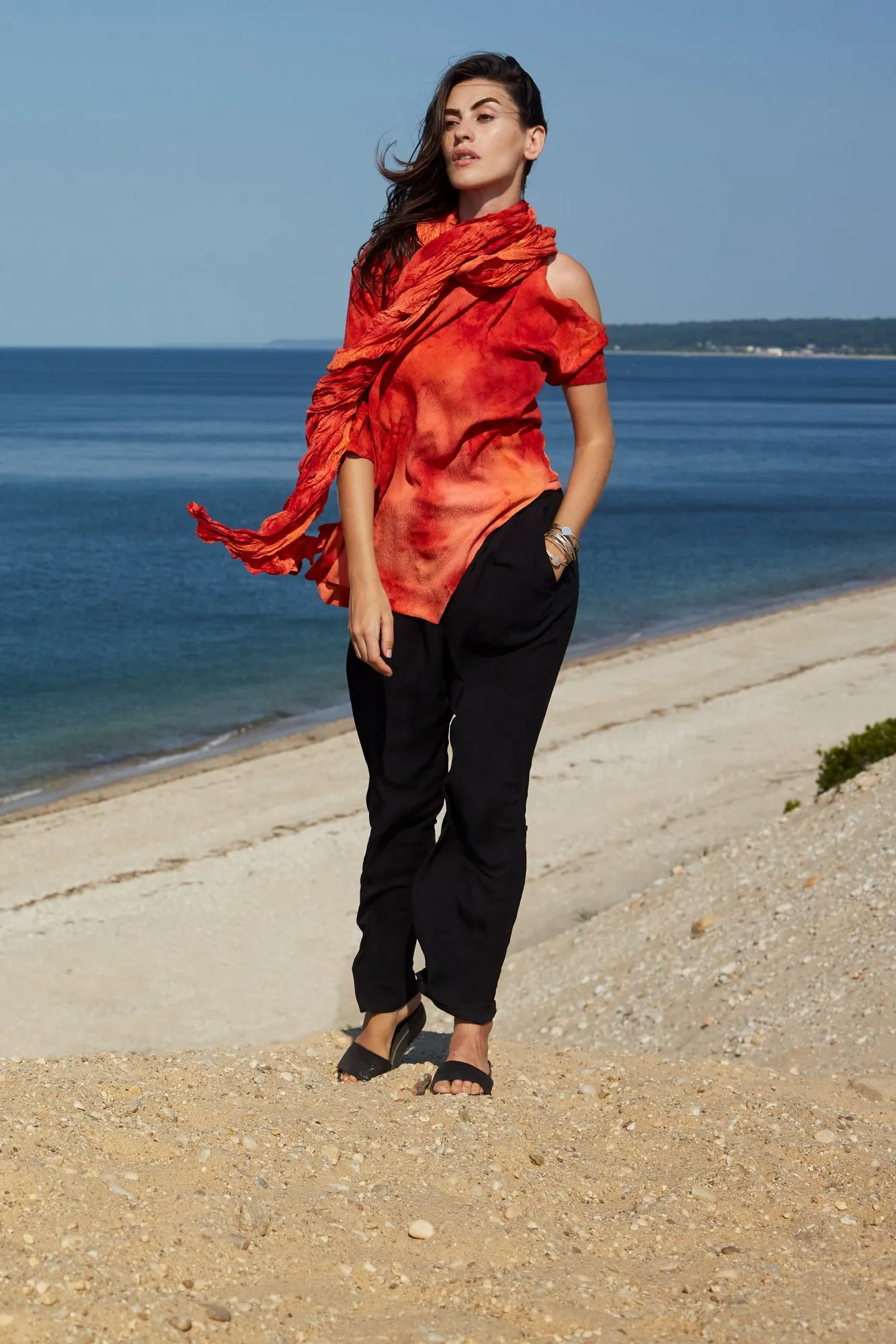 Capriccio Layered Peek-a-Boo Top