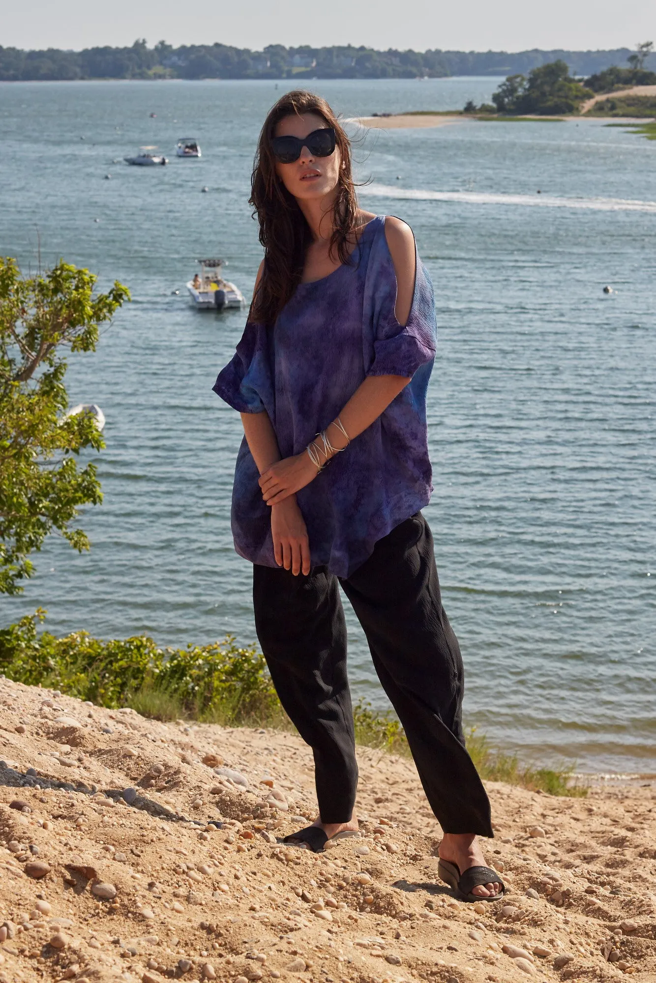 Capriccio Layered Peek-a-Boo Top