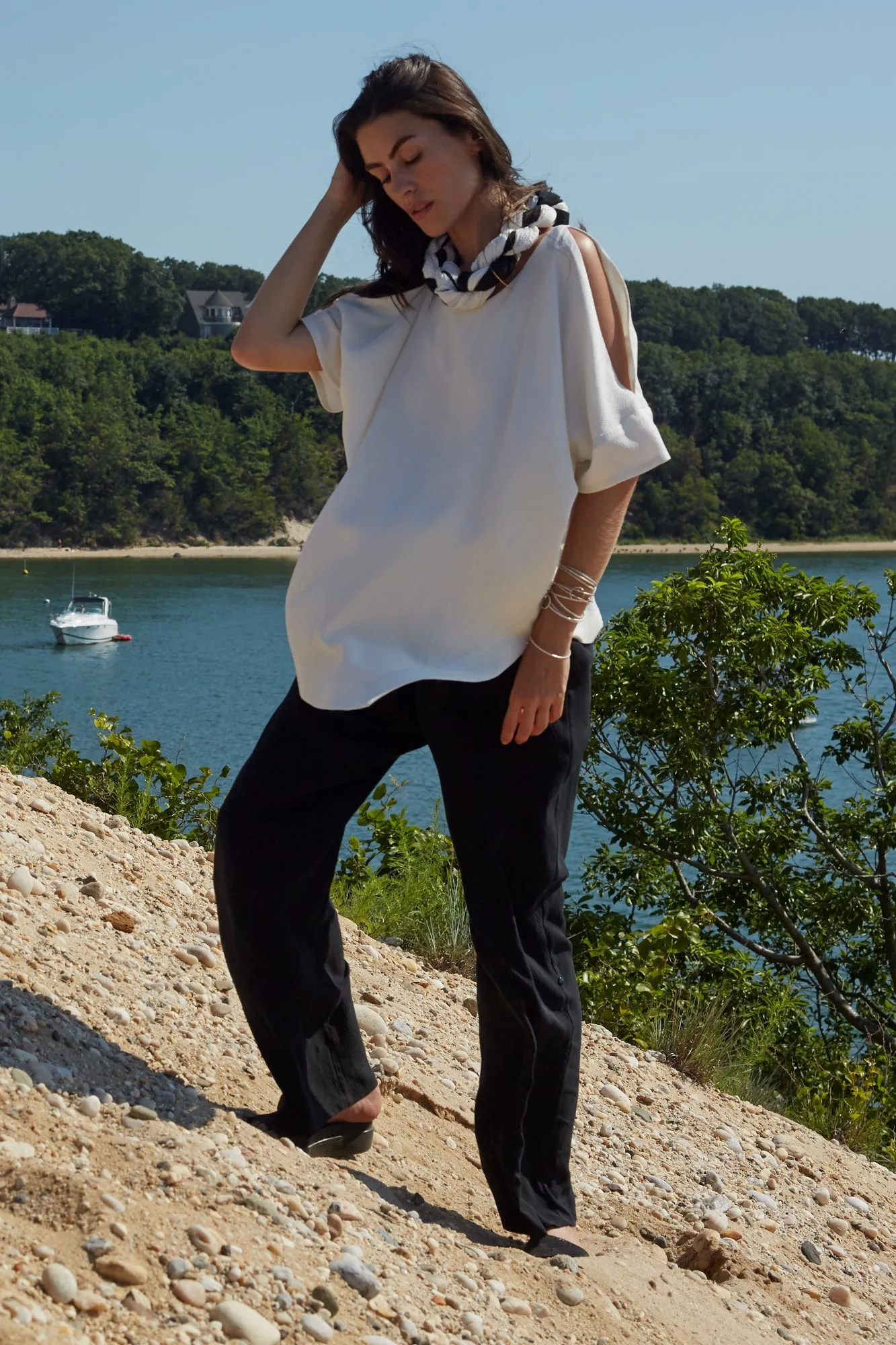 Capriccio Layered Peek-a-Boo Top