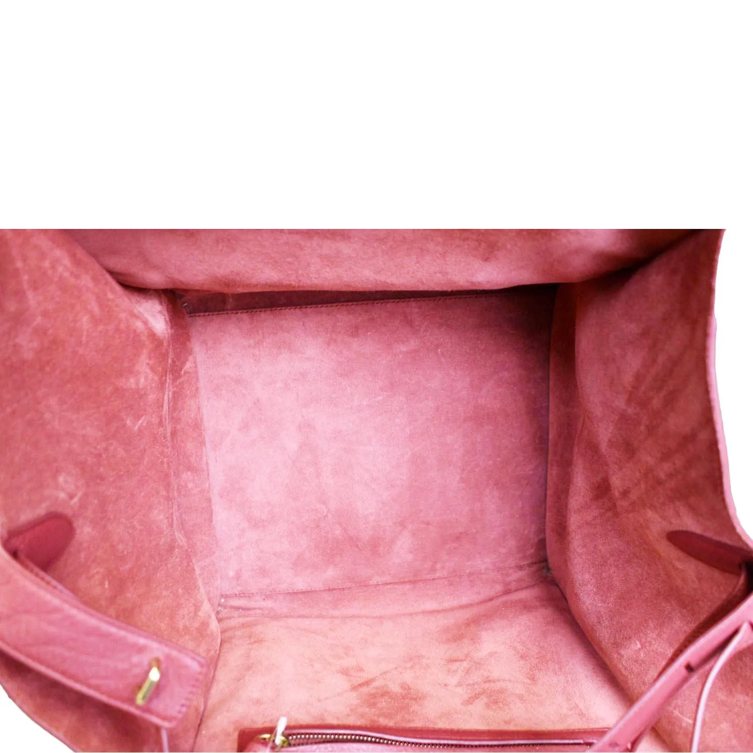 CELINE Phantom Leather Tote Bag Red