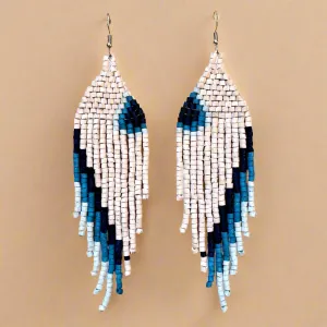 Ceramic Beaded Earrings Shoulder Long Earrings